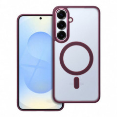 Samsung Galaxy S25 Plus Coque Matte Mag Cove MagSAFE  Rouge prune