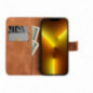 Apple iPhone 16e Portefeuilles TENDER Book Brun