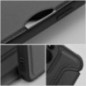 Apple iPhone 16e Portefeuilles Razor Book Fibre de carbone, Modèle de carbone  Noir