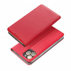Motorola Edge Portefeuilles Smart Case Book Rouge