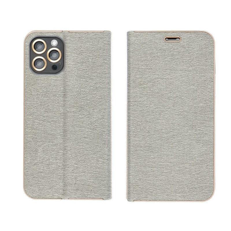 XIAOMI Redmi Note 14 4G Portefeuilles LUNA Book Gold Élégant  Argenté