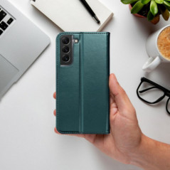 Motorola Edge Portefeuilles Smart Magneto book Vert foncé