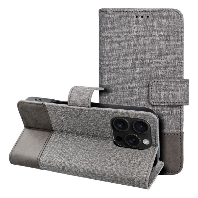 XIAOMI Redmi 15C Portefeuilles GOMMA Élégant  Gris