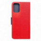 Motorola Moto G35 Étui portefeuille Fancy Book Rouge / Marine