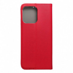 Motorola Moto G75 Portefeuilles Smart Case Book Rouge