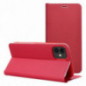 Apple iPhone 17 Portefeuilles LUNA Book Carbon Fibre de carbone, Élégant  Rouge