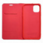 Apple iPhone 17 Portefeuilles LUNA Book Carbon Fibre de carbone, Élégant  Rouge
