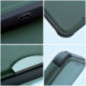 Apple iPhone 17 Pro Max Portefeuilles Razor Book Fibre de carbone, Modèle de carbone  Vert foncé