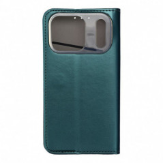 Apple iPhone 17 Pro Portefeuilles Smart Magneto book Vert foncé