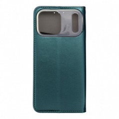 Apple iPhone 17 Pro Max Portefeuilles Smart Magneto book Vert foncé