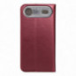 Apple iPhone 17 Air Portefeuilles Smart Magneto book Bourgogne