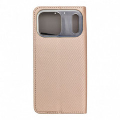 Apple iPhone 17 Pro Max Portefeuilles Smart Case Book Or