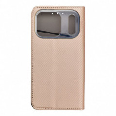 Apple iPhone 17 Pro Portefeuilles Smart Case Book Or
