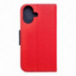 Apple iPhone 17 Étui portefeuille Fancy Book Rouge / Marine