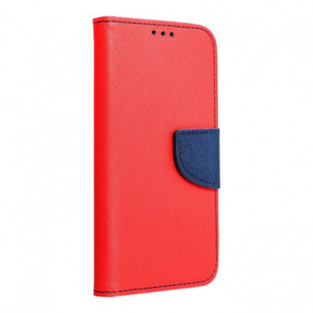 Apple iPhone 17 Pro Max Étui portefeuille Fancy Book Rouge / Marine