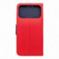 Apple iPhone 17 Pro Max Étui portefeuille Fancy Book Rouge / Marine