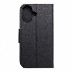 Apple iPhone 17 Étui portefeuille Fancy Book Noir