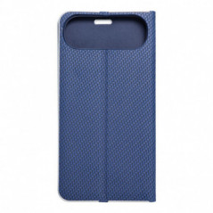 Apple iPhone 17 Air Portefeuilles LUNA Book Carbon Fibre de carbone, Élégant  Bleu