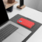 Apple iPhone 17 Pro Max Portefeuilles LUNA Book Gold Élégant  Rouge
