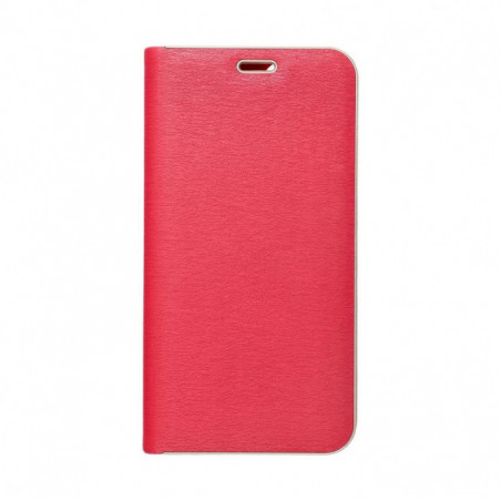 Apple iPhone 17 Pro Portefeuilles LUNA Book Gold Élégant  Rouge