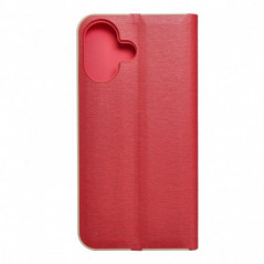 Apple iPhone 17 Portefeuilles LUNA Book Gold Élégant  Rouge