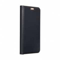 Apple iPhone 17 Pro Max Portefeuilles LUNA Book Gold Élégant  Noir