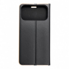Apple iPhone 17 Pro Max Portefeuilles LUNA Book Gold Élégant  Noir