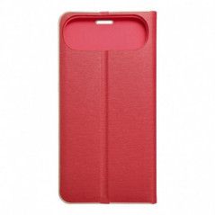 Apple iPhone 17 Air Portefeuilles LUNA Book Gold Élégant  Rouge