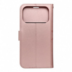 Apple iPhone 17 Pro Portefeuilles MEZZO Book Or rose