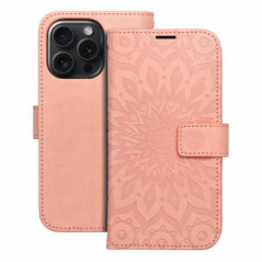 Apple iPhone 17 Portefeuilles MEZZO Book Pêche clair