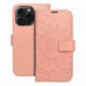 Apple iPhone 17 Portefeuilles MEZZO Book Pêche clair