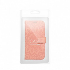 Apple iPhone 17 Portefeuilles MEZZO Book Pêche clair