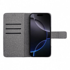 Apple iPhone 17 Air Portefeuilles GOMMA Élégant  Gris