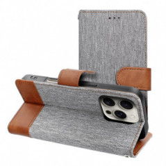 Apple iPhone 17 Pro Portefeuilles JEANS Élégant  Gris