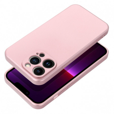 Apple iPhone 17 Pro Coque Metallic Rose