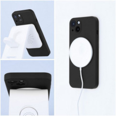 Apple iPhone 17 Pro Max Coque Silicone Mag Cover MagSAFE  Noir