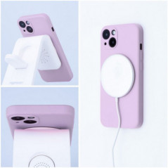 Apple iPhone 17 Air Coque Silicone Mag Cover MagSAFE  Rose