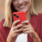 Apple iPhone 17 Air Coque Silicone Mag Cover MagSAFE  Rouge