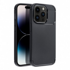 Apple iPhone 17 Air Coque Carbon premium Élégant  Noir