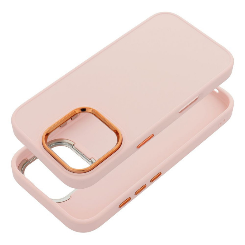 Apple iPhone 17 Pro Max Coque FRAME Élégant  Rose poudré
