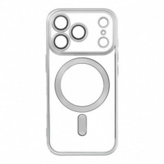 Apple iPhone 17 Pro Coque Electro Mag MagSAFE  Argenté