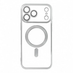 Apple iPhone 17 Pro Max Coque Electro Mag MagSAFE  Argenté