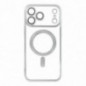 Apple iPhone 17 Pro Max Coque Electro Mag MagSAFE  Argenté
