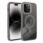 Apple iPhone 17 Air Coque Color Edge Mag MagSAFE  Gris titane