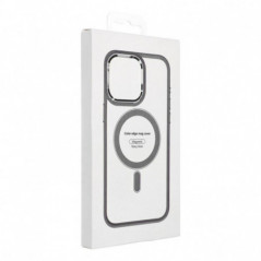 Apple iPhone 17 Pro Max Coque Color Edge Mag MagSAFE  Gris titane