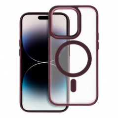 Apple iPhone 17 Air Coque Matte Mag Cove MagSAFE  Rouge prune