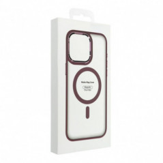 Apple iPhone 17 Pro Coque Matte Mag Cove MagSAFE  Rouge prune