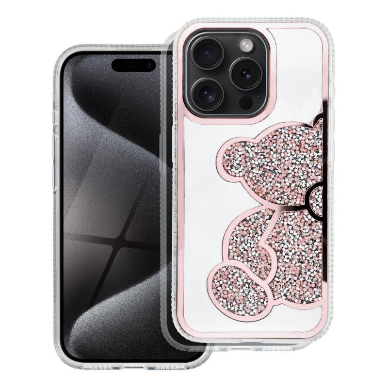 Apple iPhone 17 Air Coque Teddy bear Rose
