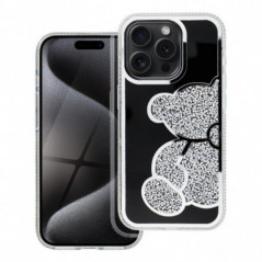 Apple iPhone 17 Air Coque Teddy bear Argenté