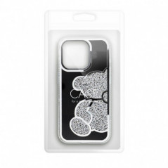 Apple iPhone 17 Pro Max Coque Teddy bear Argenté